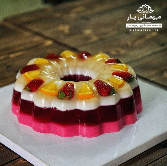ژله ی میوه ای بزرگ