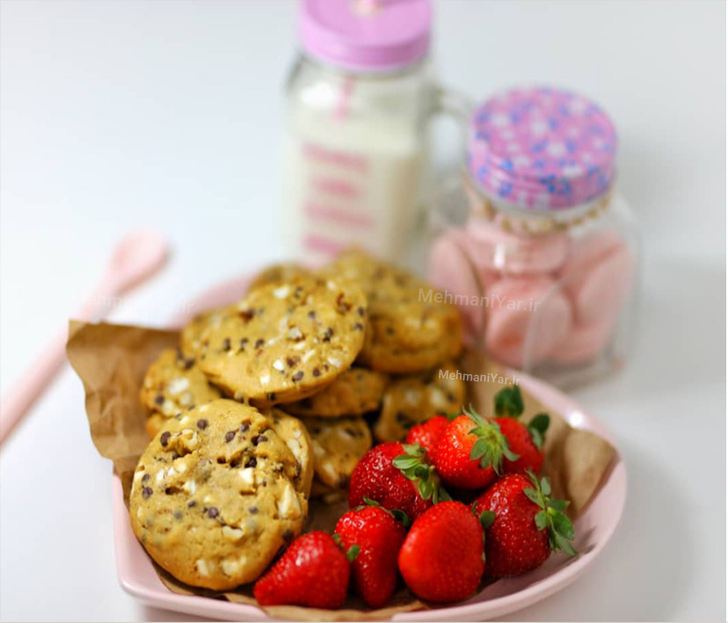 فیلم طرز تهیه کوکی فندق و شکلات