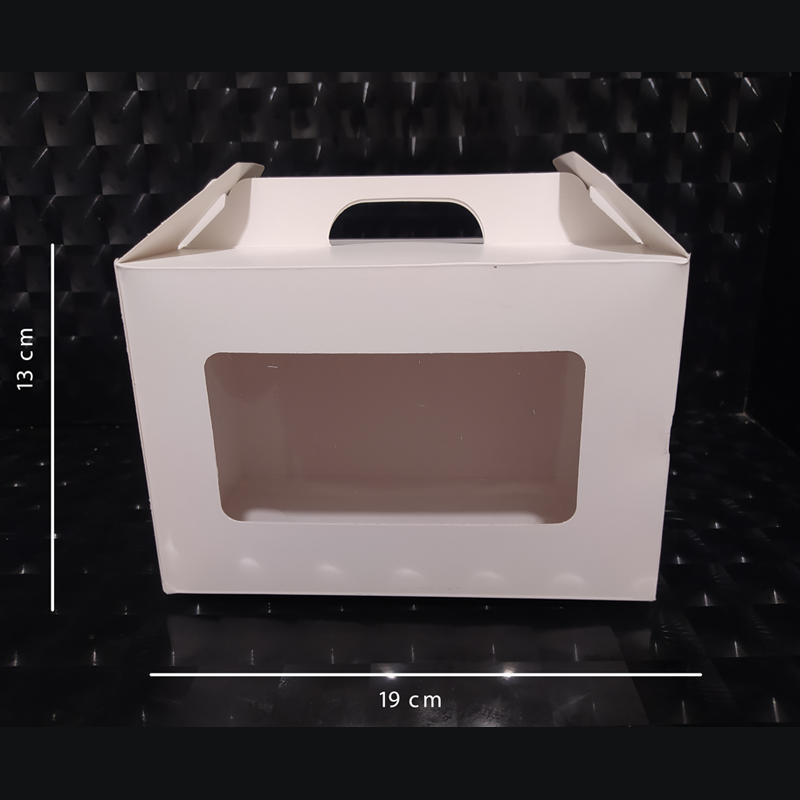 جعبه خالی دسته دار سفید