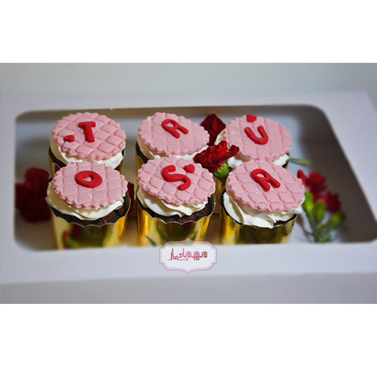 کاپ کیک حروف