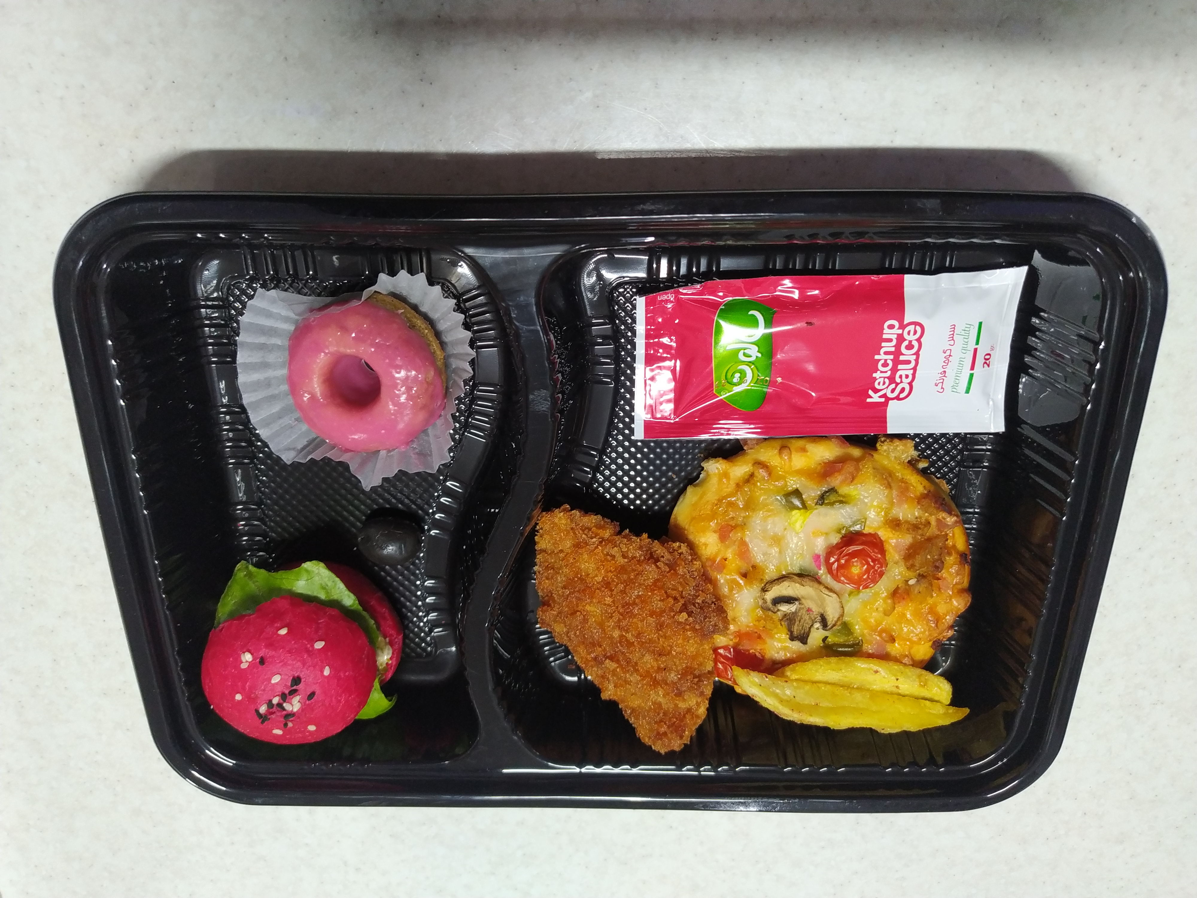 پت مشکی خالی درب دار طلقی