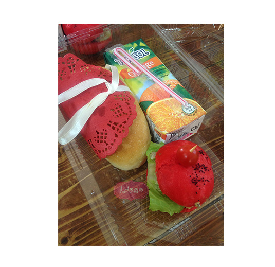 پک پذیرایی با تم قرمز